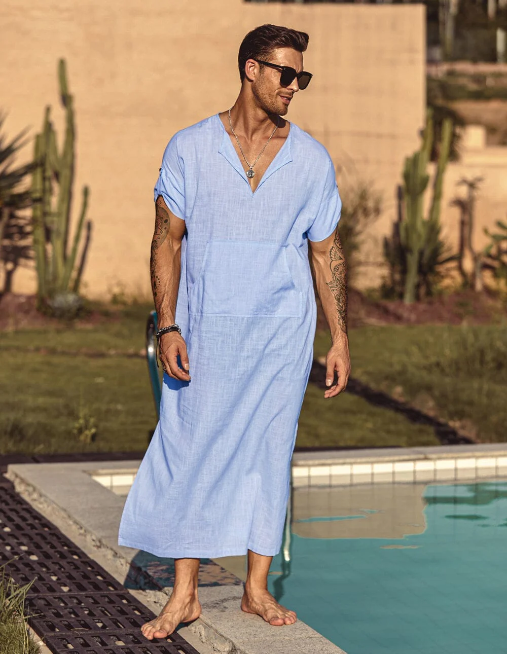 V-Neck Long Gown (US Only) - Image 11