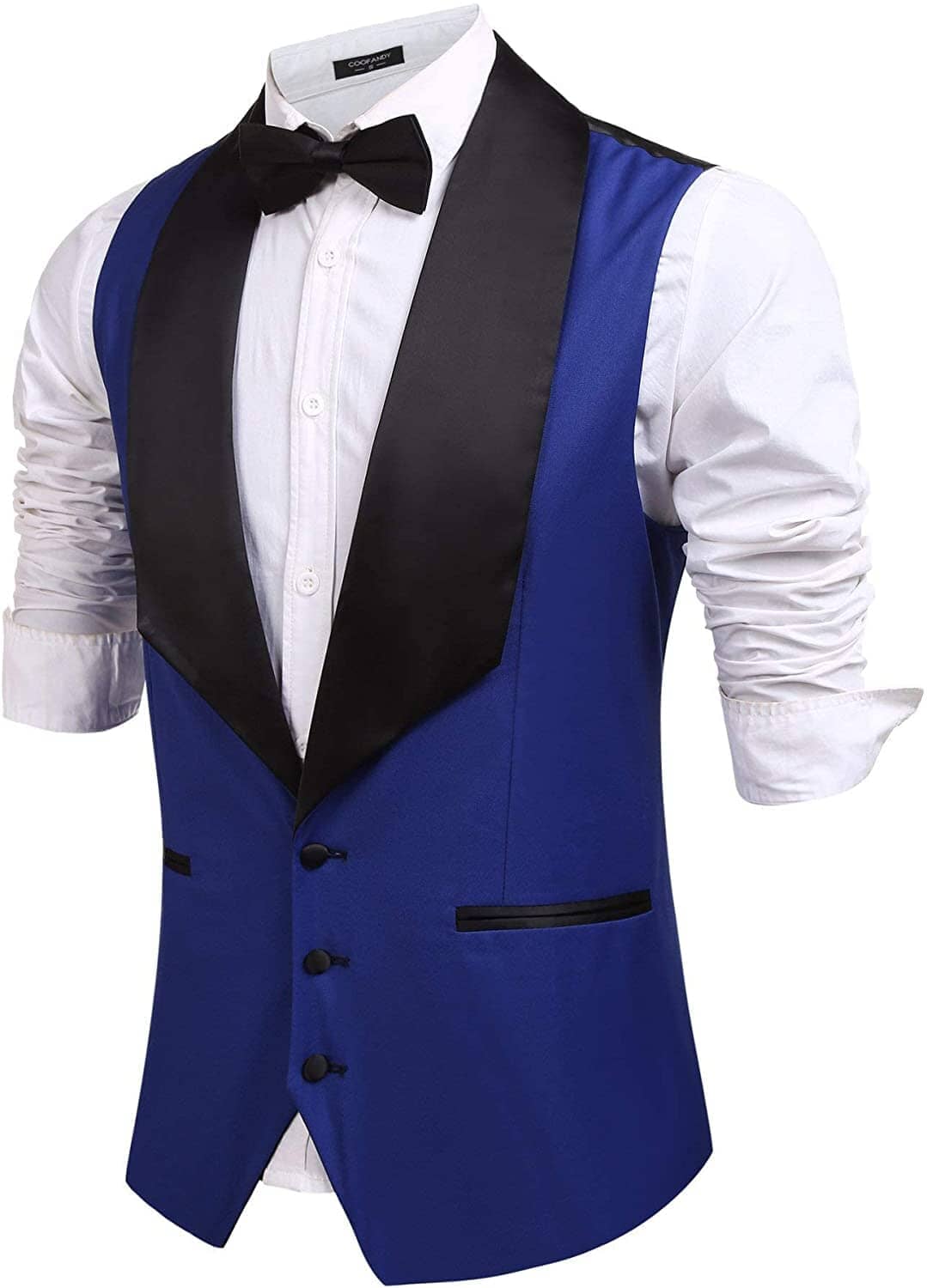 V-Neck Slim Fit Suit Vests (US Only) - Image 4