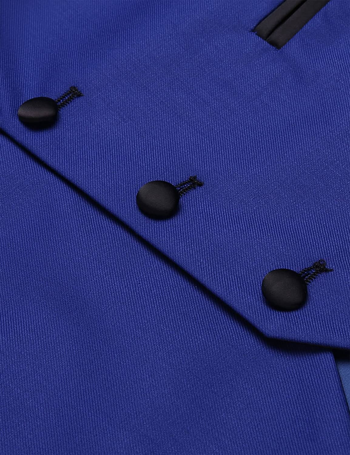V-Neck Slim Fit Suit Vests (US Only) - Image 5