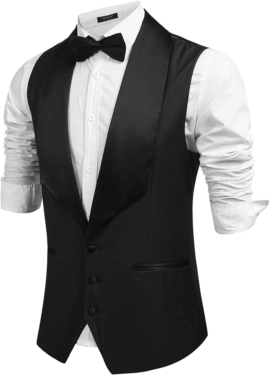 V-Neck Slim Fit Suit Vests (US Only) - Image 8