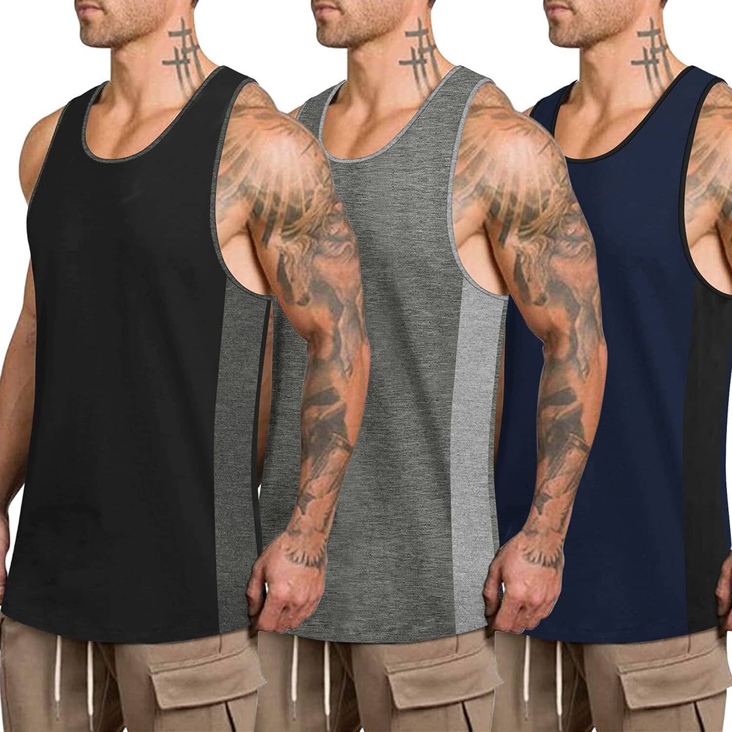 3 Pack Workout Tank Top (US Only) - Image 7