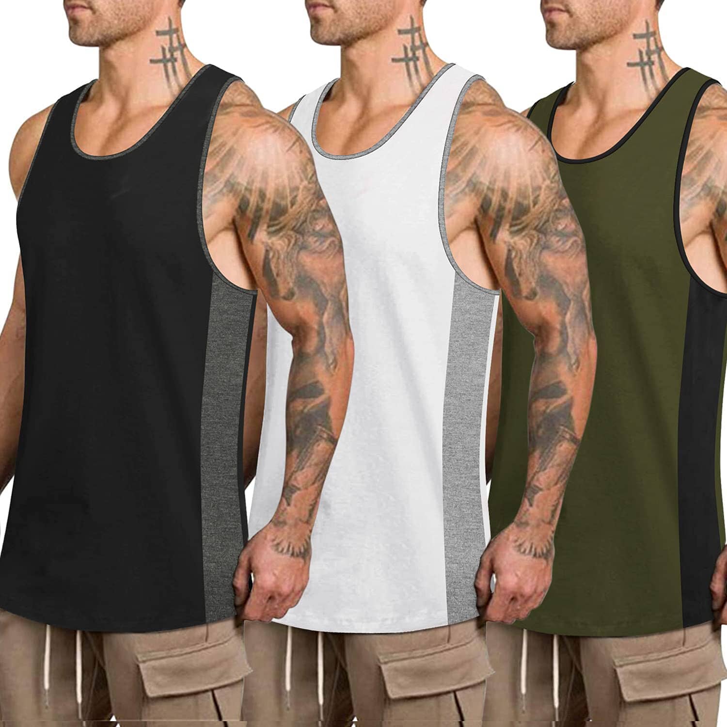3 Pack Workout Tank Top (US Only) - Image 8