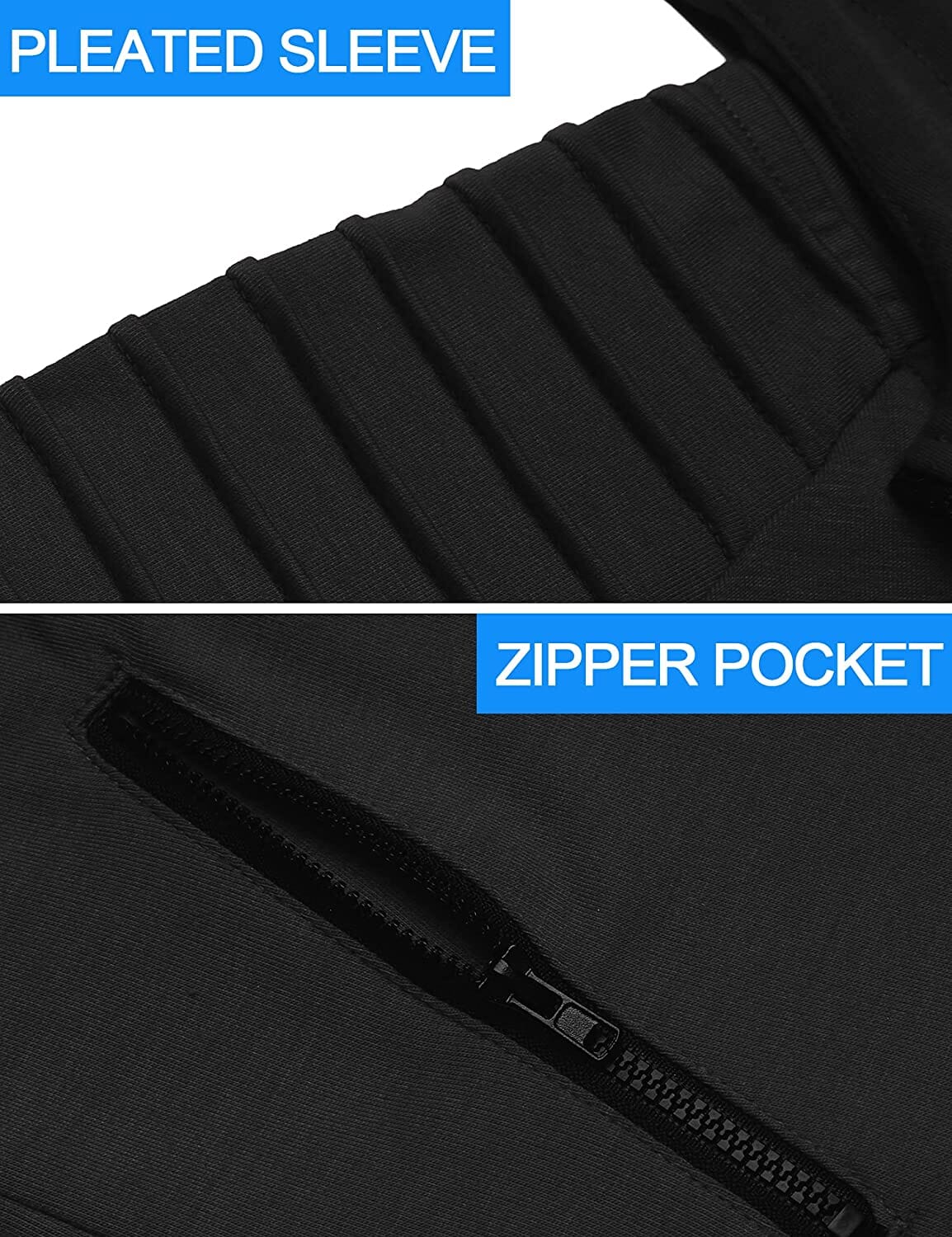 Fashion Long Sleeve Hooded With Zipper Pocket (US Only) - Image 11