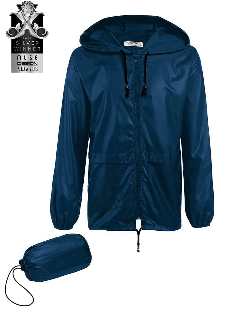 Packable Classic Cycling Outdoor Waterproof Raincoat (US Only) - Image 5