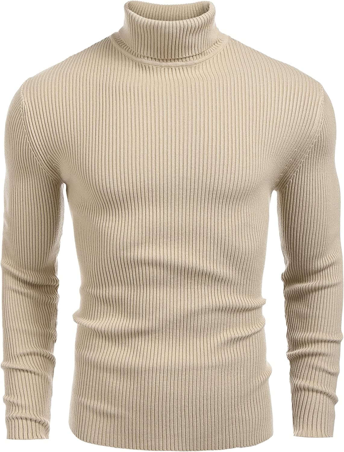 Ribbed Slim Fit Knitted Pullover Turtleneck Sweater (US Only) - Image 14