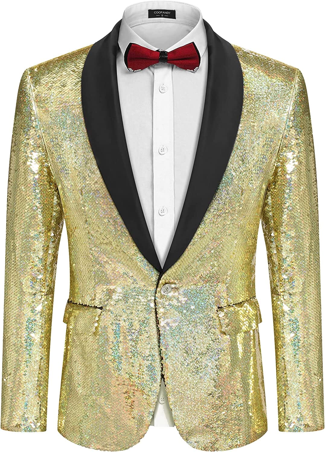Shiny Sequin Blazer Tuxedo Suit (US Only) - Image 11