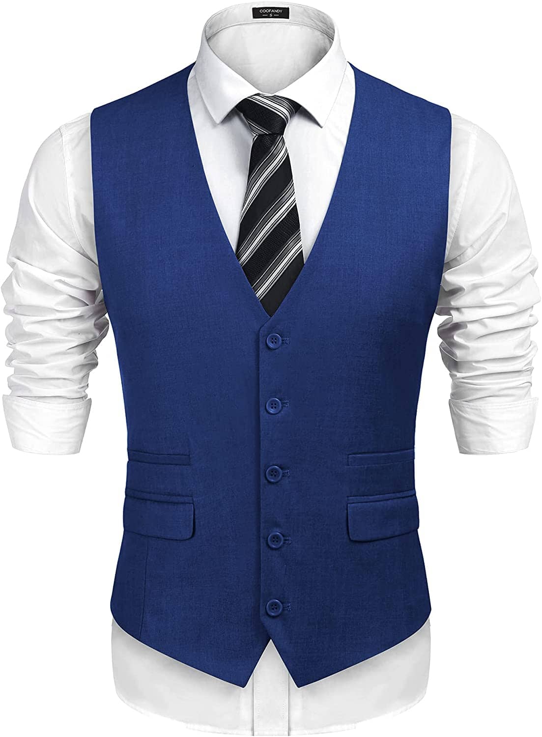 Slim Fit Business Suit Vest (US Only) - Image 7