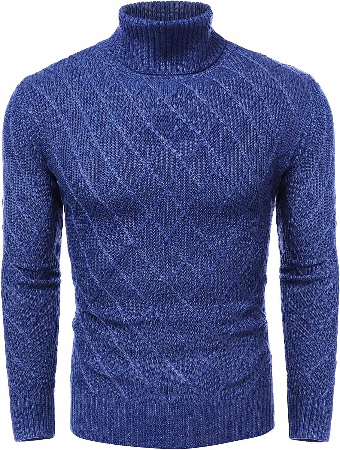 Slim Fit Thick Cotton Pullover Turtleneck Sweaters (US Only) - Image 3