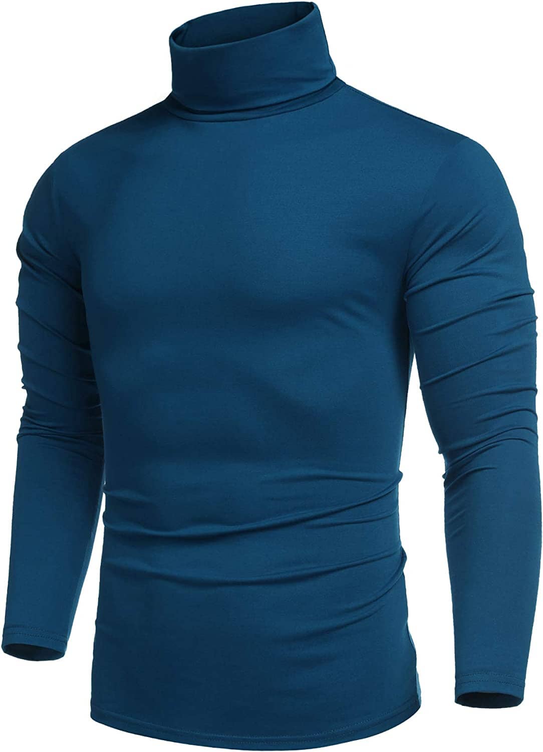 Slim Fit Turtleneck Basic Cotton Sweater (US Only) - Image 7