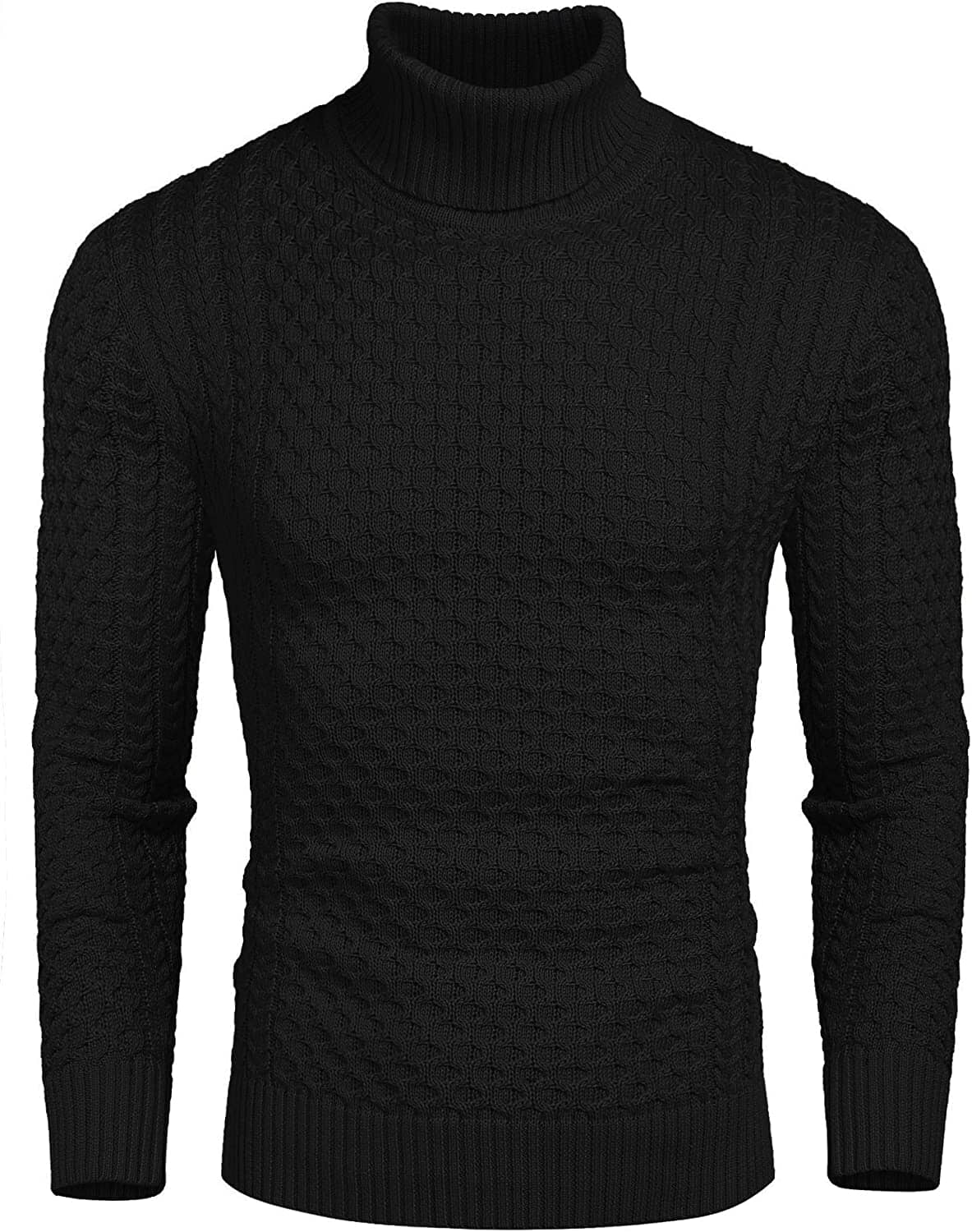 Slim Fit Turtleneck Twisted Sweater (US Only) - Image 3
