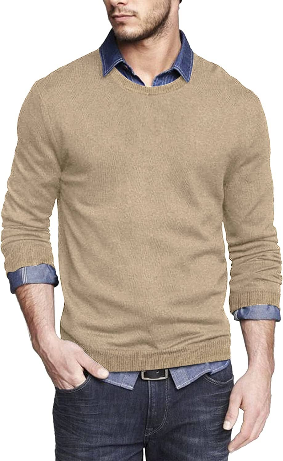 Solid Classic Crew Neck Sweater (US Only) - Image 12