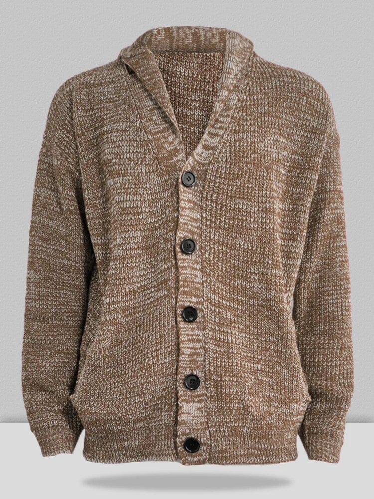 Coofandy Solid Color Long Sleeve Slim Fit Knit Sweater Jacket - Image 8