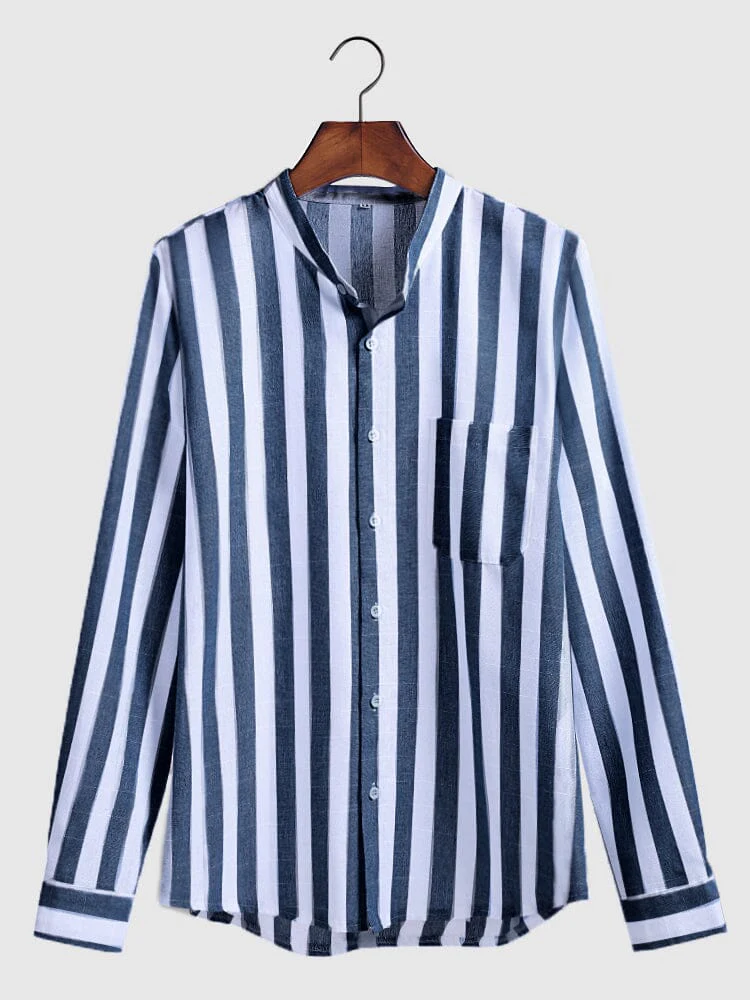 Striped Cotton Shirt 4 - Image 10