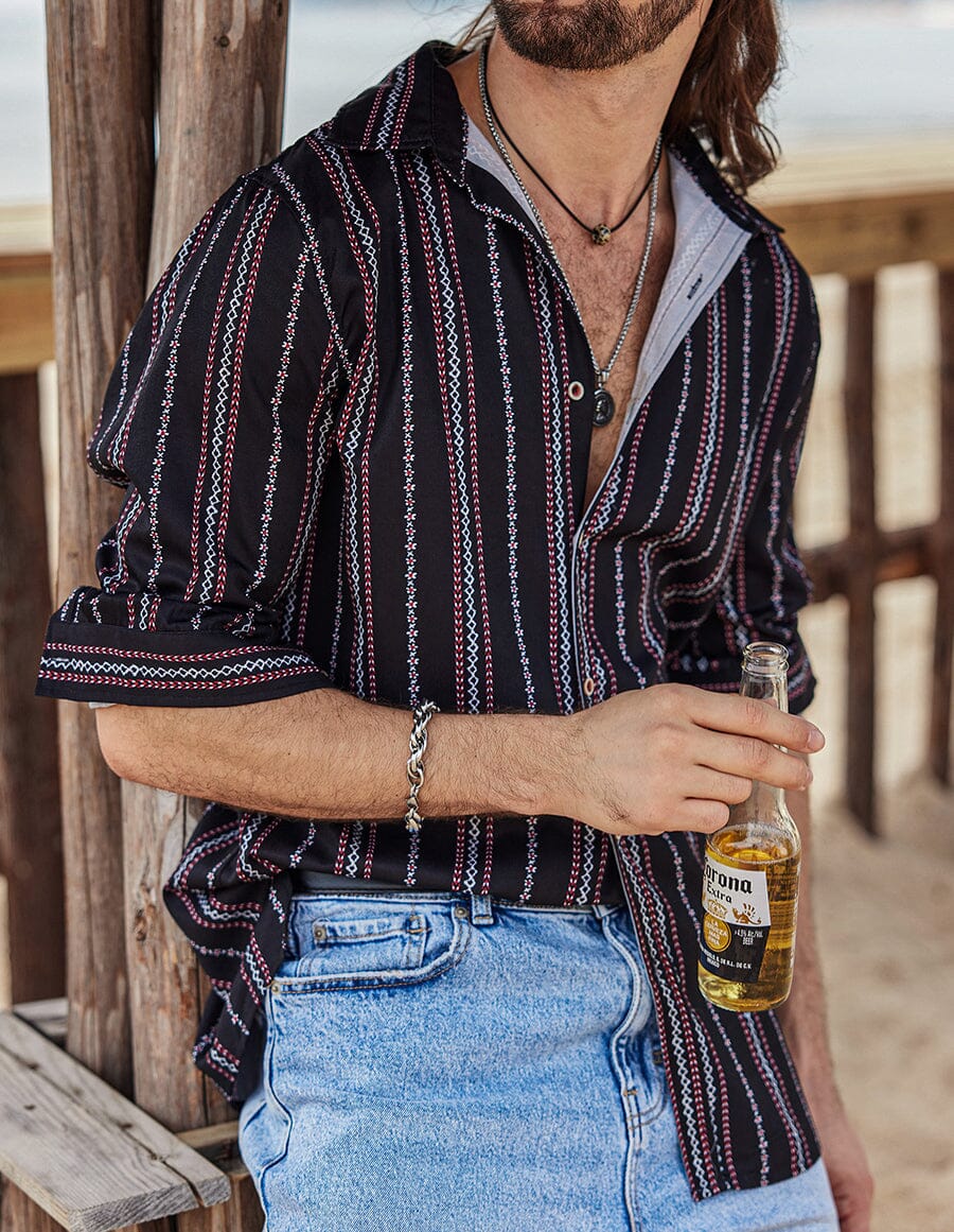 Striped Pattern Shirt - Image 6