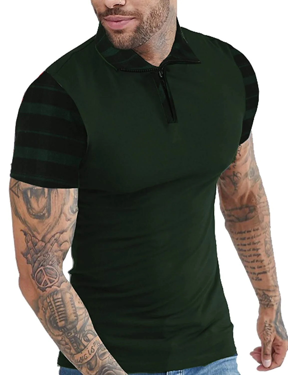 Stylish Slim Short Sleeve Polo T-shirt (US Only) - Image 5