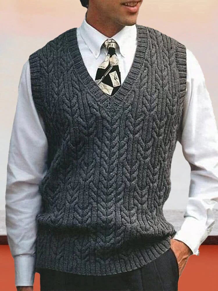 Coofandy V-neck undershirt business warm vest - Image 4
