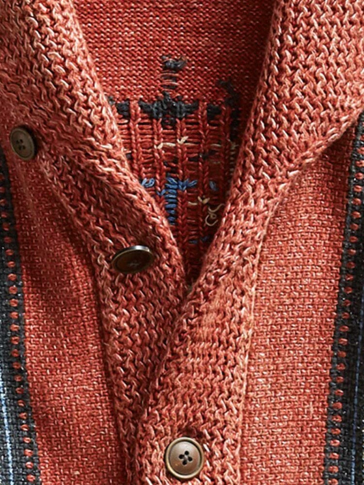 Vintage Graphic Sweater Coat - Image 3