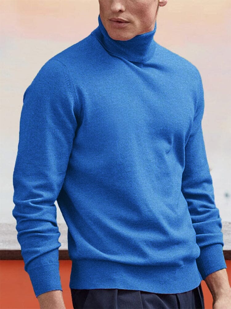 Wool Turtleneck Bottoming Sweater - Image 5