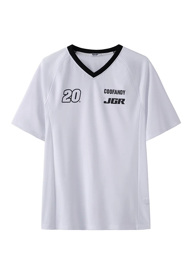COOFANDY x JGR Breathable Mesh Patchwork T-Shirt - Image 4