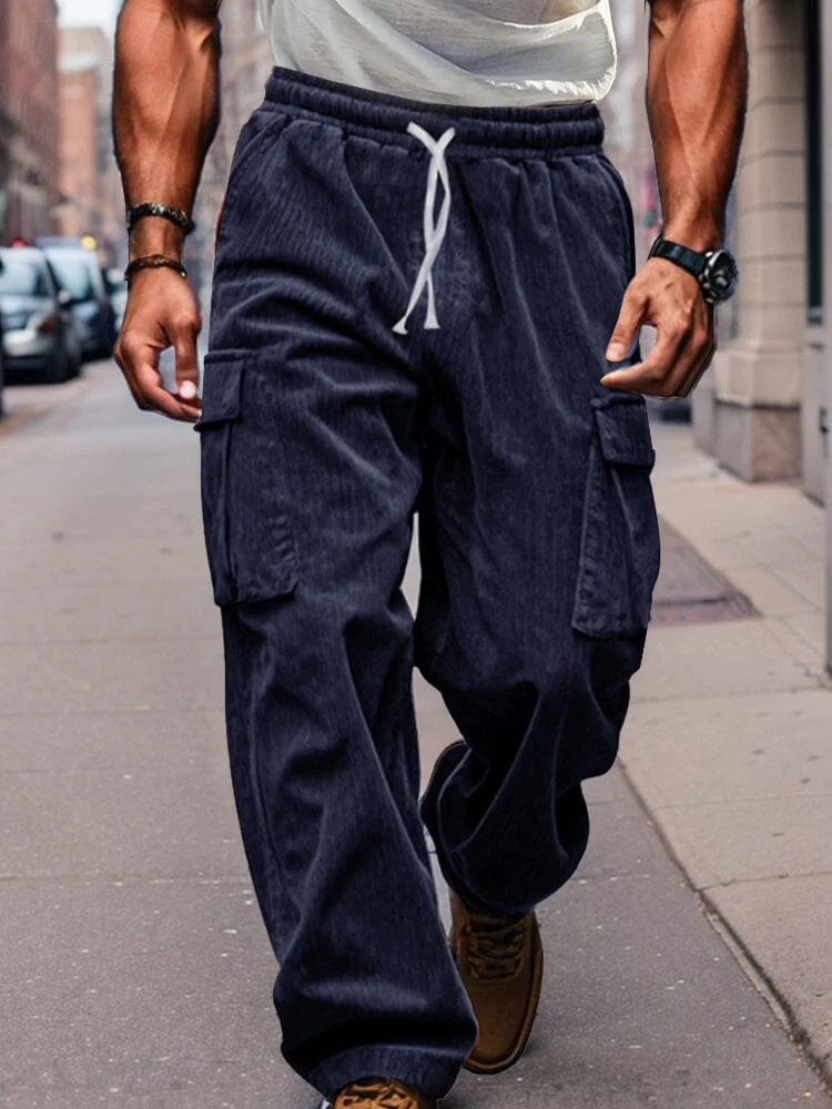 Corduroy Straight Leg Cargo Pants (Live Only) - Image 6