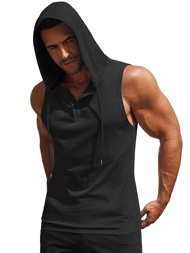 Cotton Hooded Tank Tops (US Only) - Image 10