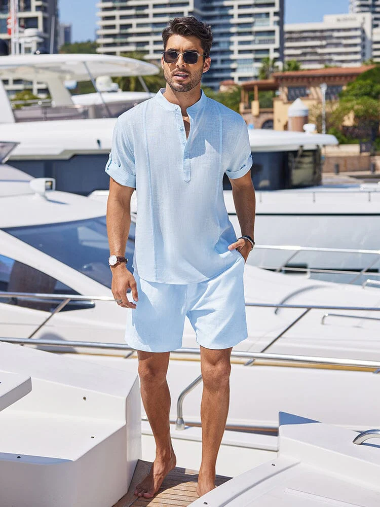 Cozy Lightweight Solid Shirt Sets (US Only) - Image 8