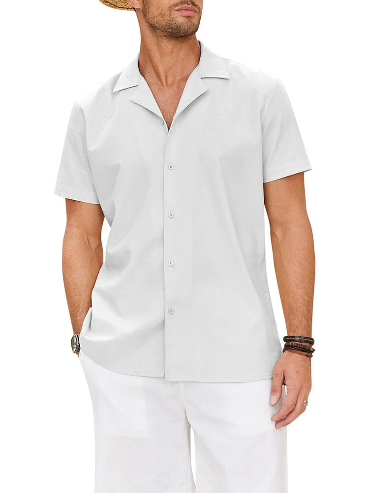 Cozy Linen Blend Lapel Shirt (US Only) - Image 11