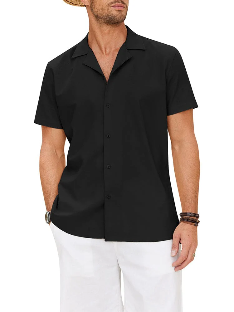 Cozy Linen Blend Lapel Shirt (US Only) - Image 3