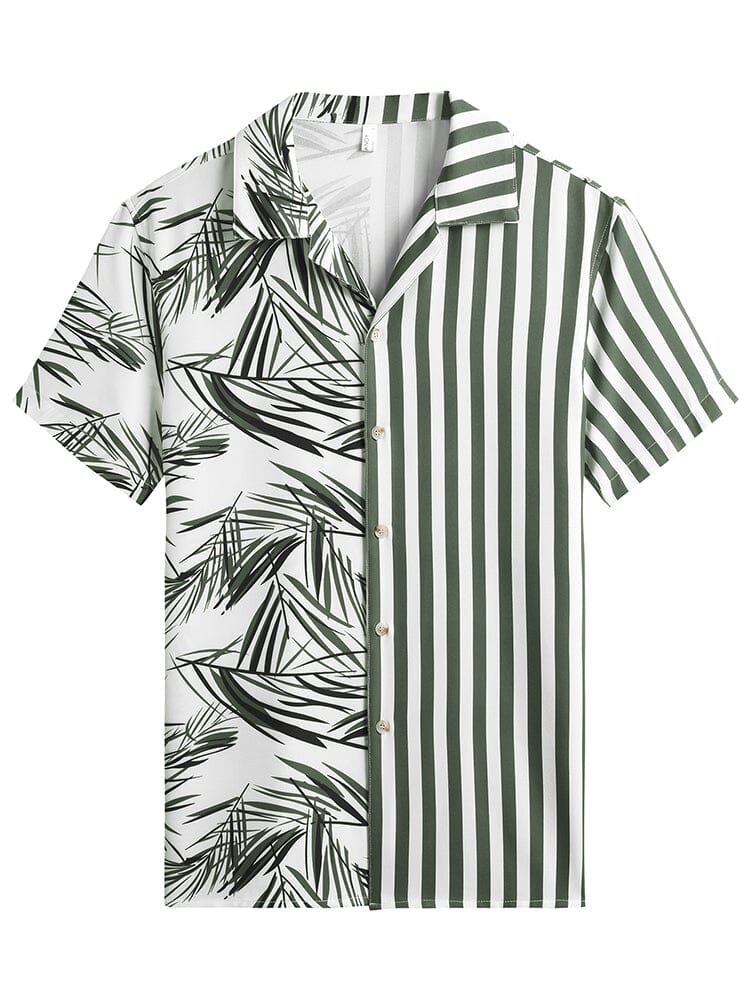 Cozy Stripe Splicing Shirt (US Only) - Image 5