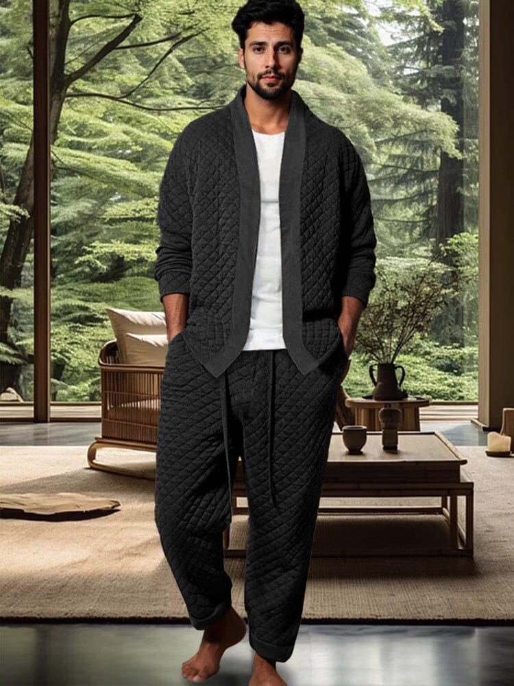 Cozy Textured Cardigan Set - Image 2