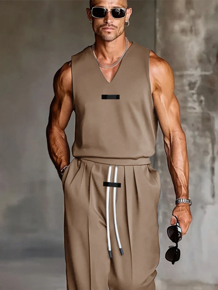 Daily Comfort Tank Top Pants Set - Image 3