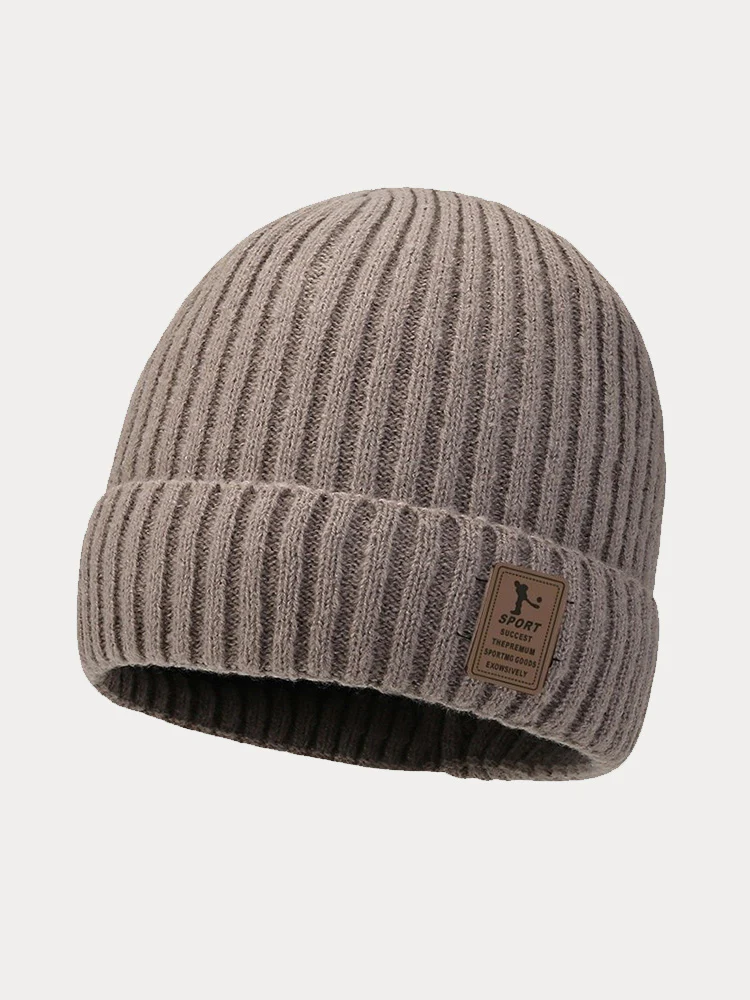 Daily Knit Beanie Hat with Fleece Lining - Image 2