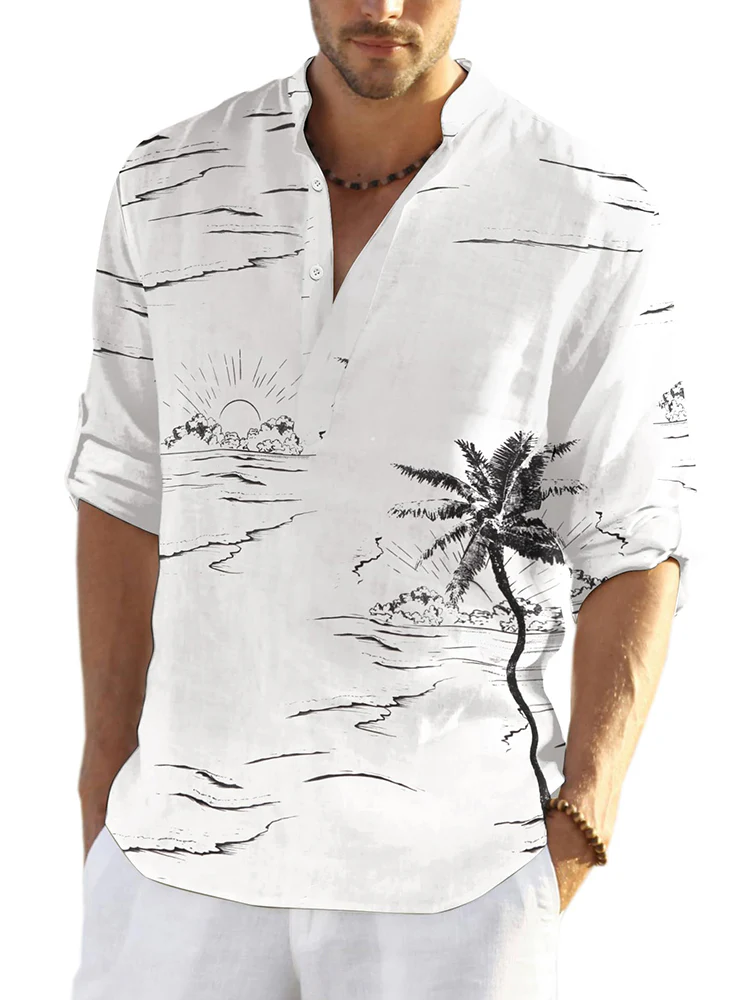 Designer Cocoanut Printed Vacation Shirt (US Only) - Image 5
