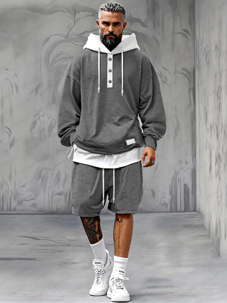 Dynamic Color Block Athleisure Set - Image 2