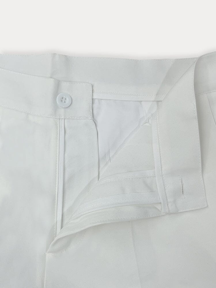 Elegant Simple Regular Fit Suit Pants - Image 5