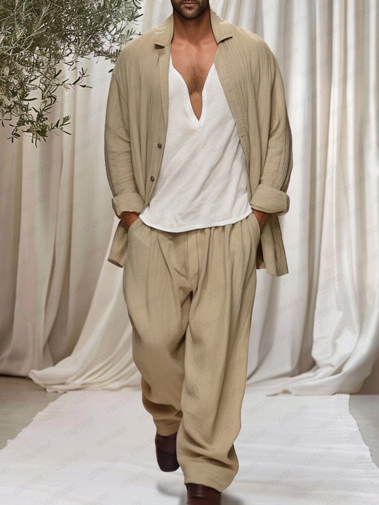 Elegant Utility Cotton 3-Piece Outfits - Image 4