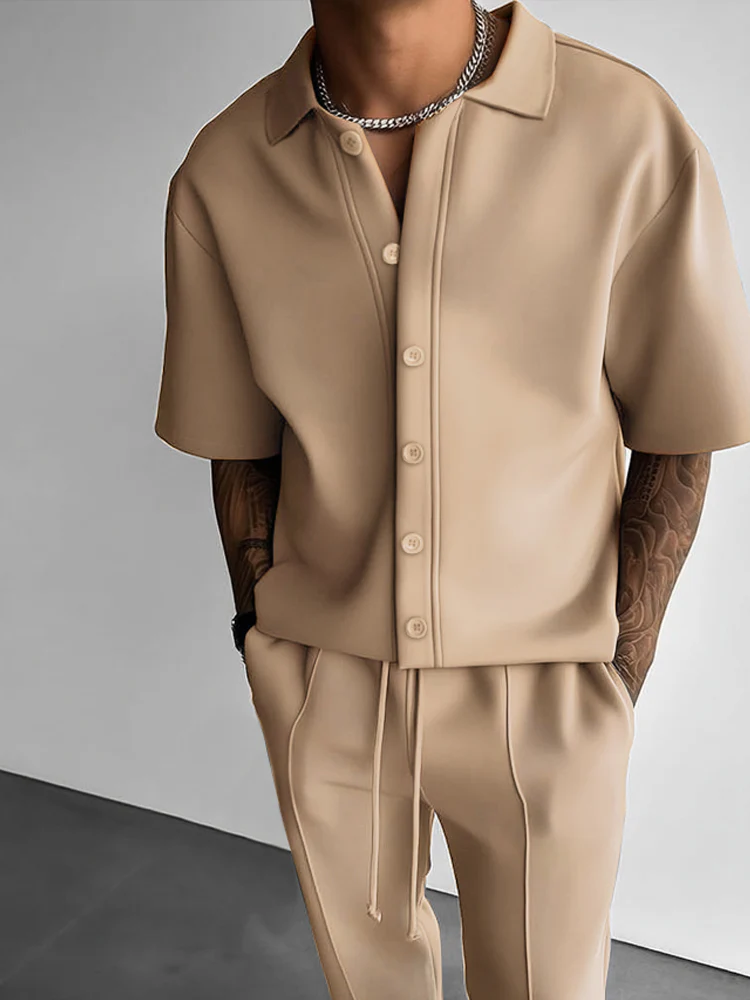 Elegant Versatile Shirt Pants Set - Image 3