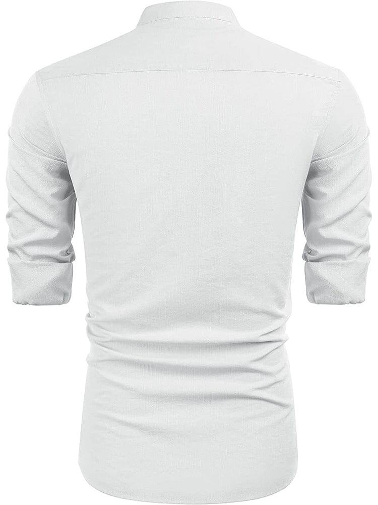 Embroidered Guayabera Linen Shirt (US Only) - Image 14