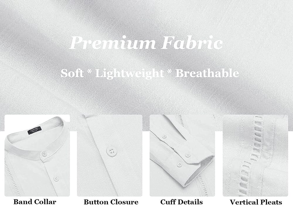 Embroidered Guayabera Linen Shirt (US Only) - Image 15