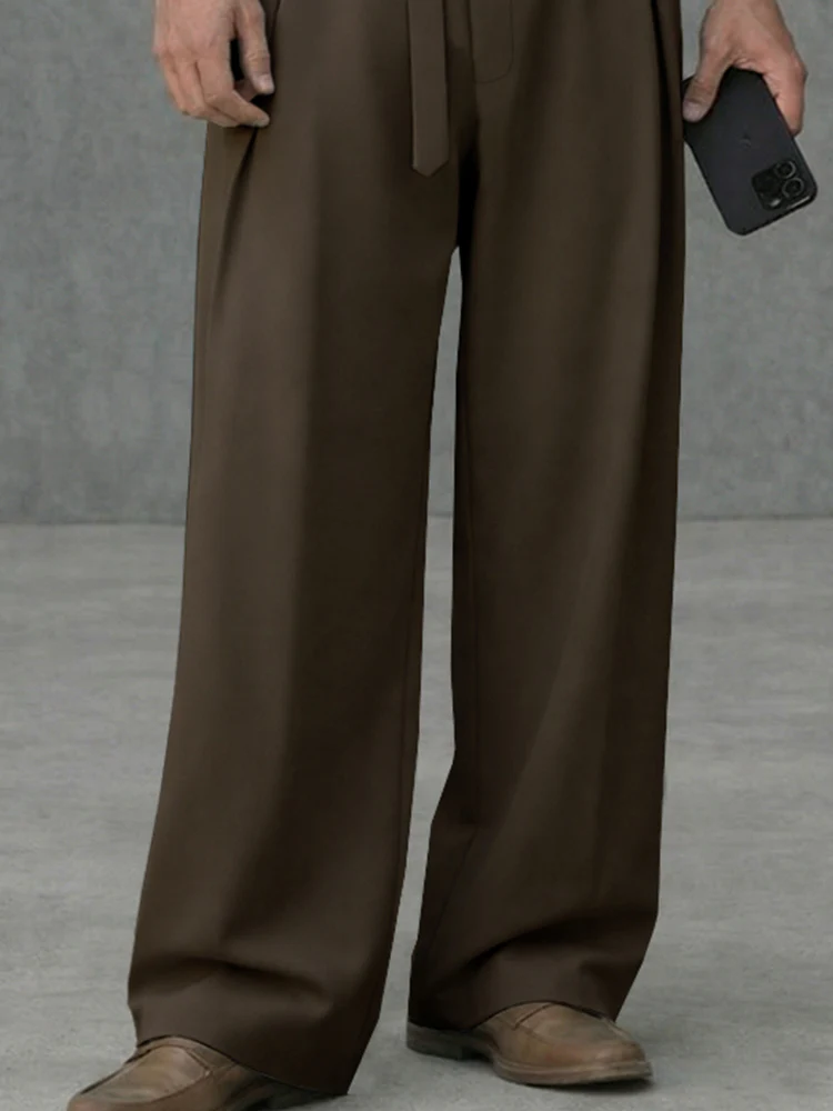 Essential Belted Wide Leg Trousers - Image 4