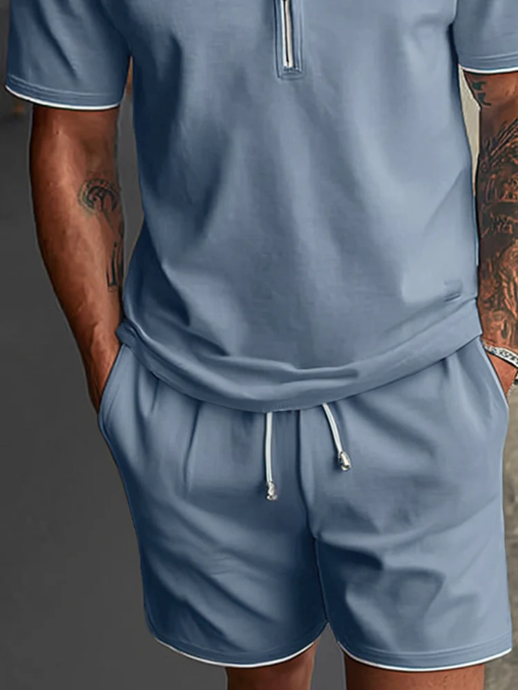Everyday Comfort Polo Shirt Shorts Set - Image 4