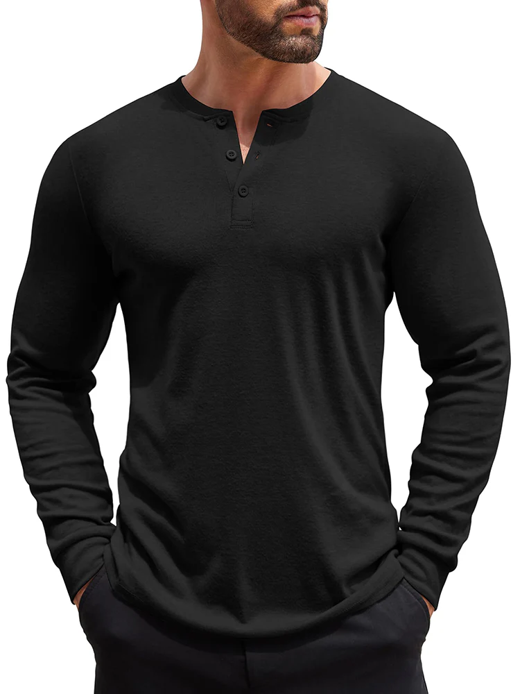 Fashion Lightweight Pullover Henley Shirt (US Only) - Image 14