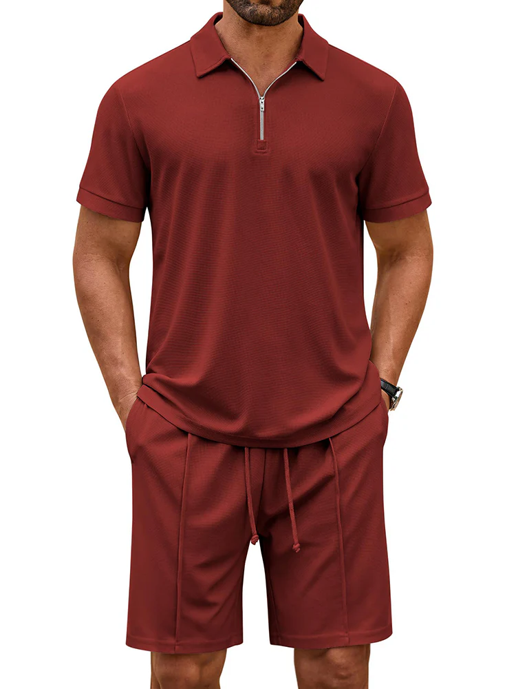 Fashion Polo Shirt Shorts Set (US Only) - Image 5