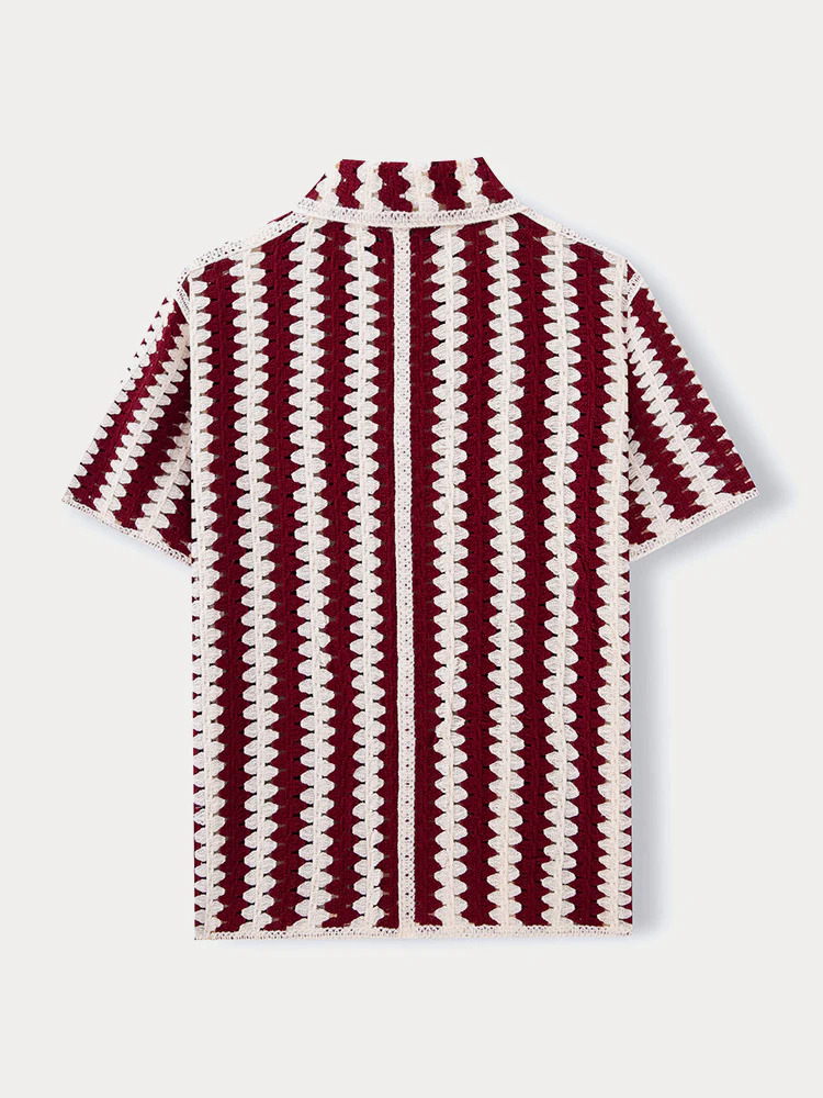 Fashion Summer Breathable Knit Shirt - Image 19