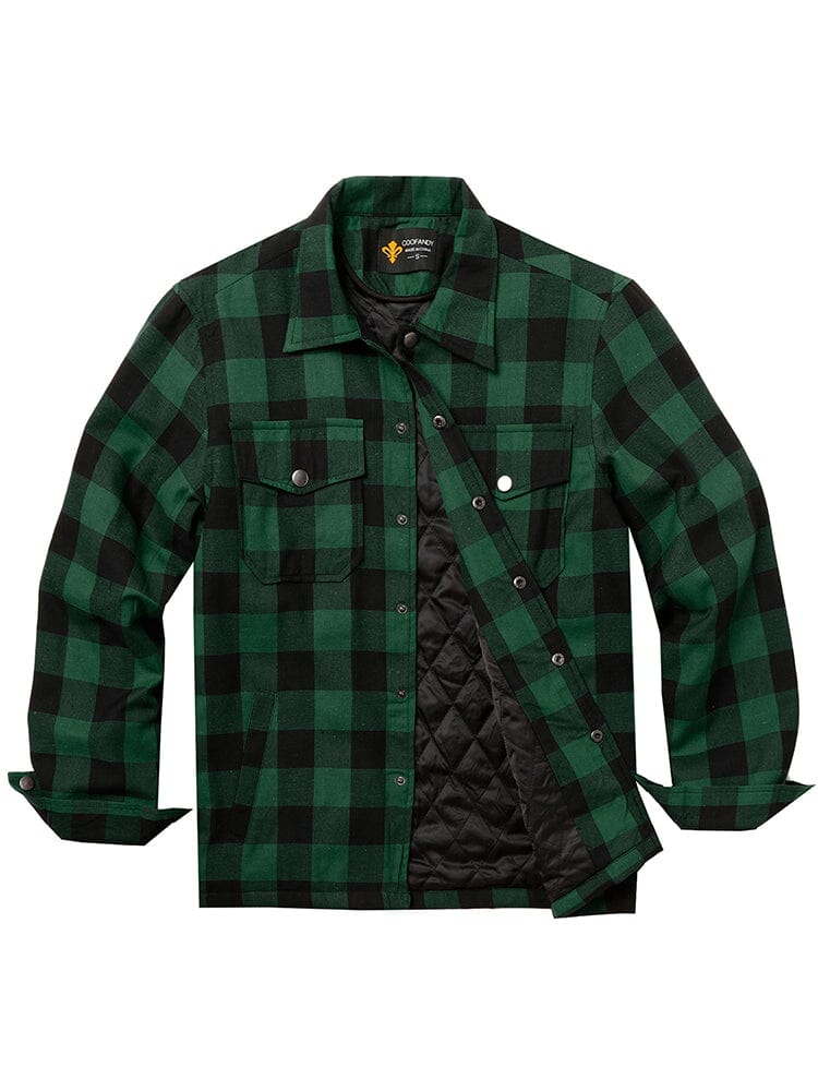 Flannel Checked Lined Shirt - Image 11