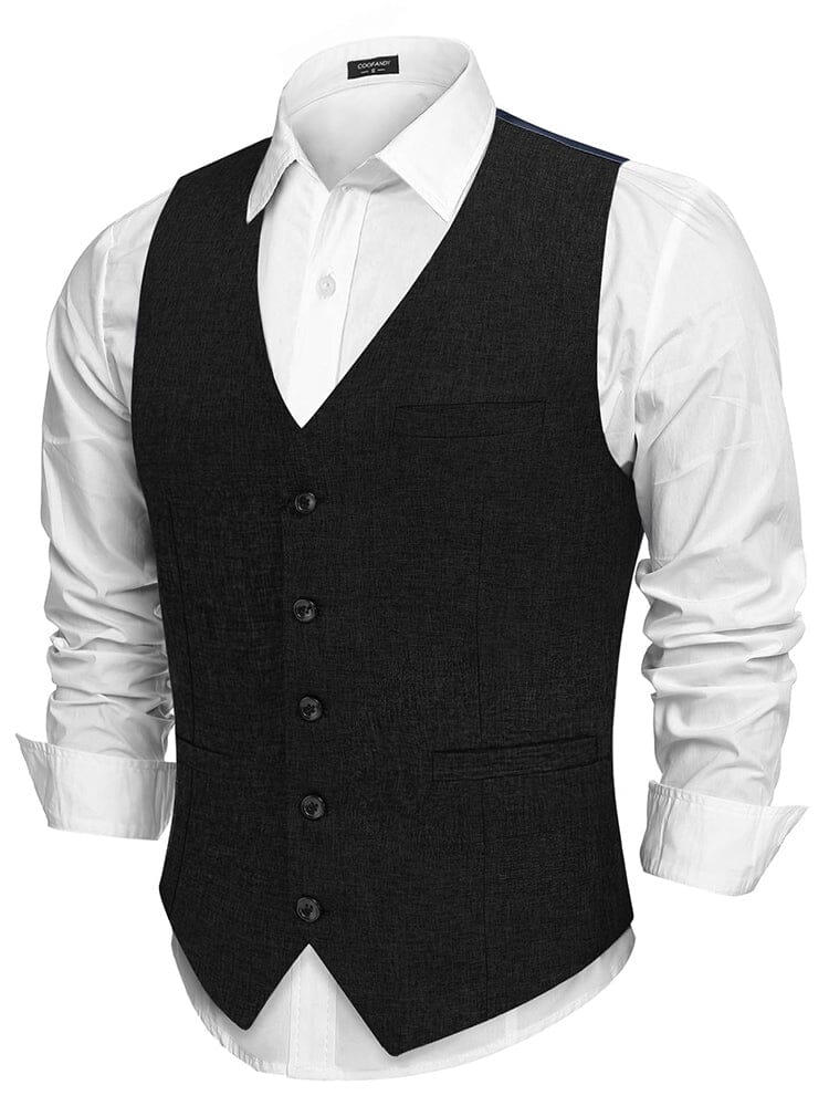 Formal Slim Fit Suit Vest (US Only) - Image 6