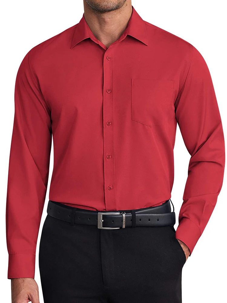 Formal Wrinkle Free Dress Shirt (US Only) - Image 3