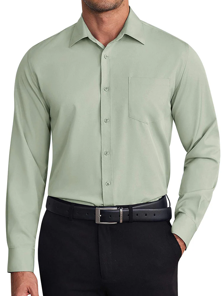 Formal Wrinkle Free Dress Shirt (US Only) - Image 9