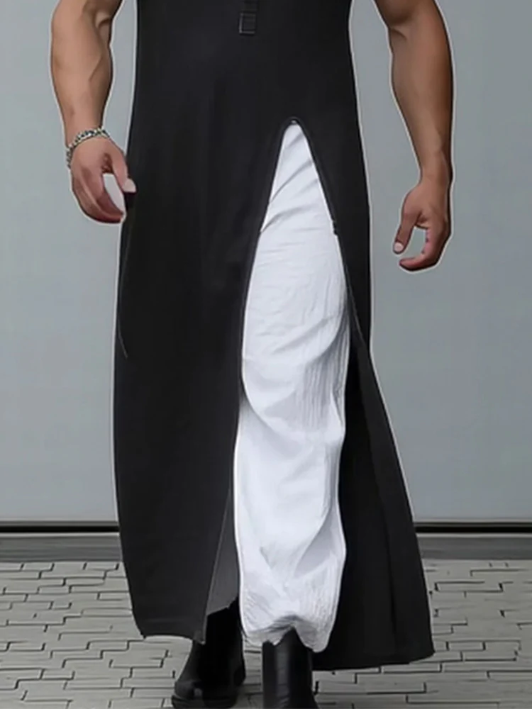 Fusion Style Slit Hem Longline Top - Image 4