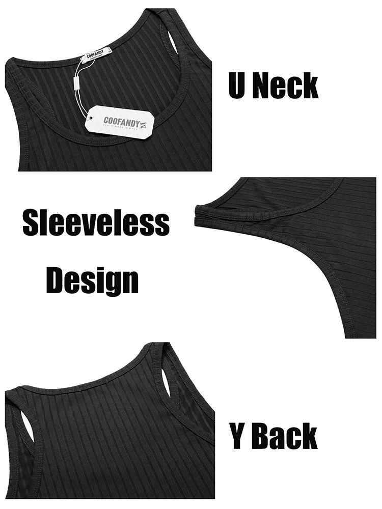Gym Muscle 2 Packs Ribbed Knit Tank Top (US Only) - Image 11